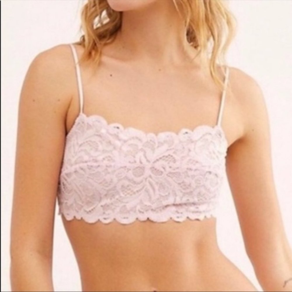 NWT Free People Women's Powder Pink Bralette
